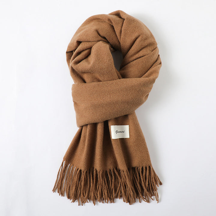 Cashmere-Look Schal mit Fransen