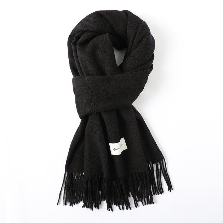 Cashmere-Look Schal mit Fransen