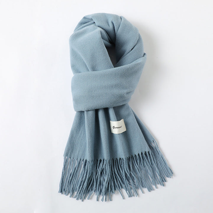 Cashmere-Look Schal mit Fransen