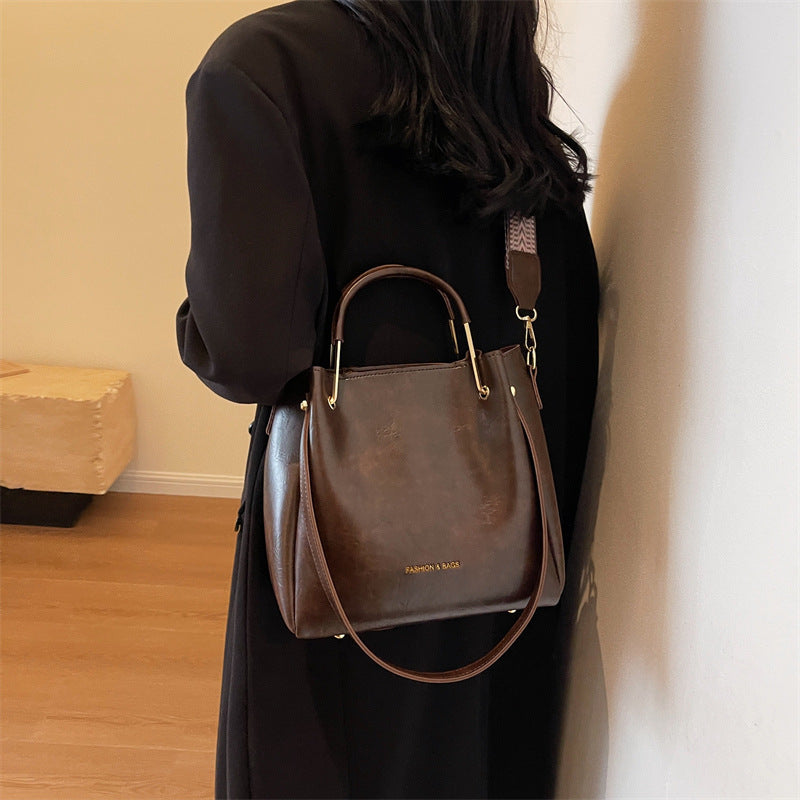 Retro-Trage tasche mit großer Kapazität, lässig Cross body